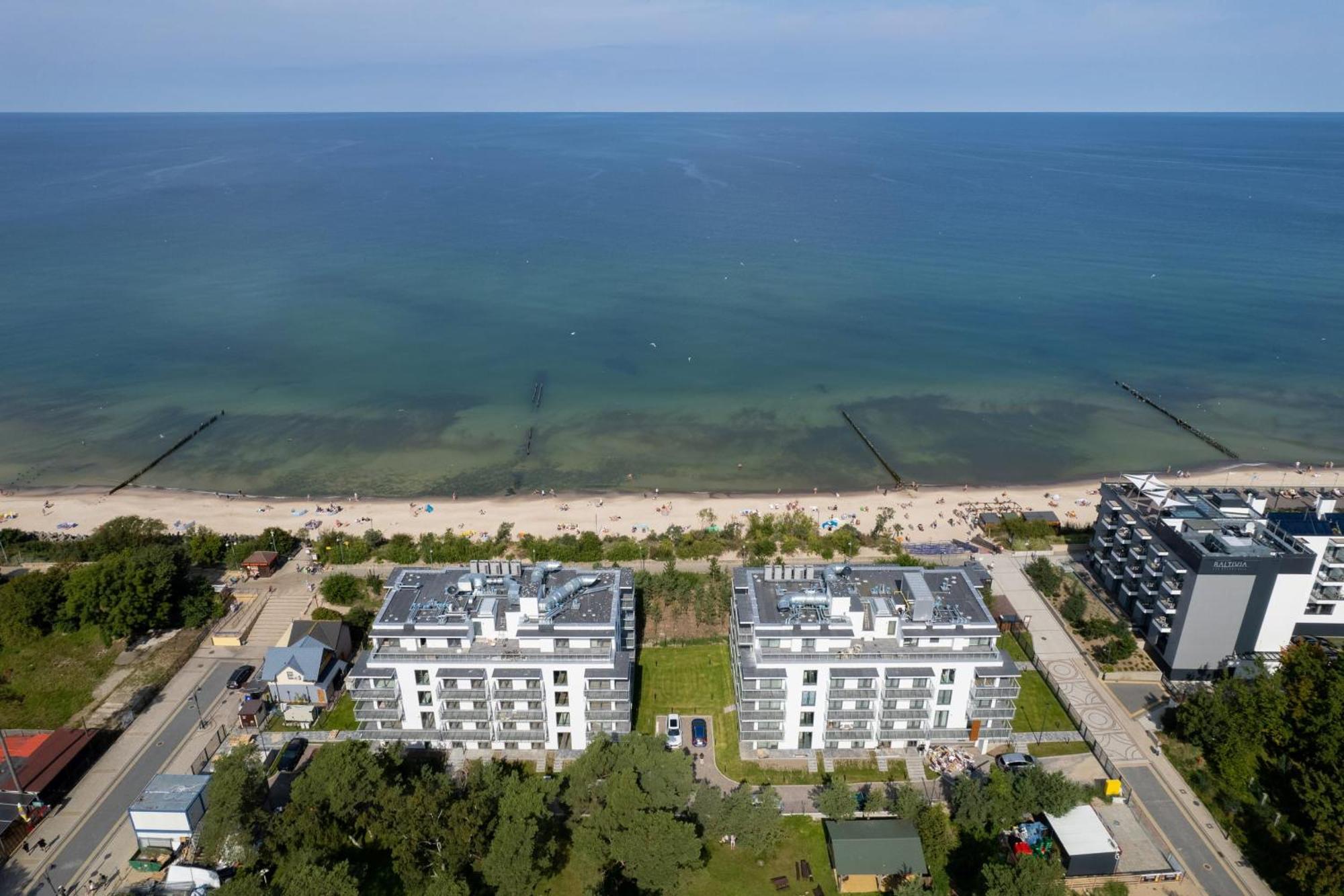 Mielno Jantaris B26 Balcony And Sea View Underground Parking Appartement Buitenkant foto